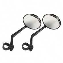 1 Pair Bicycle Rearview Mirrors, Suitable For Mountain/Road Bikes, 360° Adjustable Rotating Handlebar Mirror With Convex Wide-Angle Rearview Function, Suitable For Cycling And Biking - Multicolor - View 2