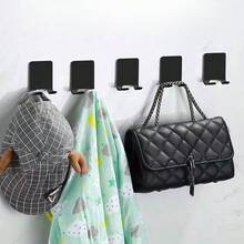 Wall-Mounted Razor Holder, Self-Adhesive Towel Hook, Hole Hook, No Drilling Required, Stainless Steel Material, Suitable For Razors, Towels, Clothes, Etc., Suitable For Bathroom, Kitchen, Bedroom, Etc., Bathroom Accessories, Home Accessories - A - View 8