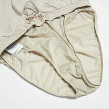 Adidas Women's Lightweight Comfortable Running Sports Drawstring Casual Straight Leg Shorts II3239 - Off-white - View 4