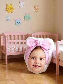 1pc Customizable Photo Pillow With Shower Cap Head Cover Design, Personalized Fun Couple Photo Pillow - Custom Double-Sided Printed Photo, Soft And Interesting Fabric, Ideal Gift For Birthday And Holiday - Upload Photo Customization a - View 6
