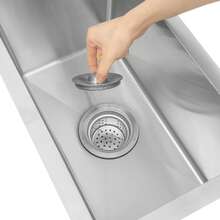YUNRUX Stainless Steel Sink, Kitchen Sink, Small Kitchen Sink 50 X 28 Cm - Silver - View 4
