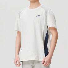 Skechers Men's Golf Color-Block Raglan Cooling Quick-Dry Crew Neck Short Sleeve T-Shirt - White - View 2