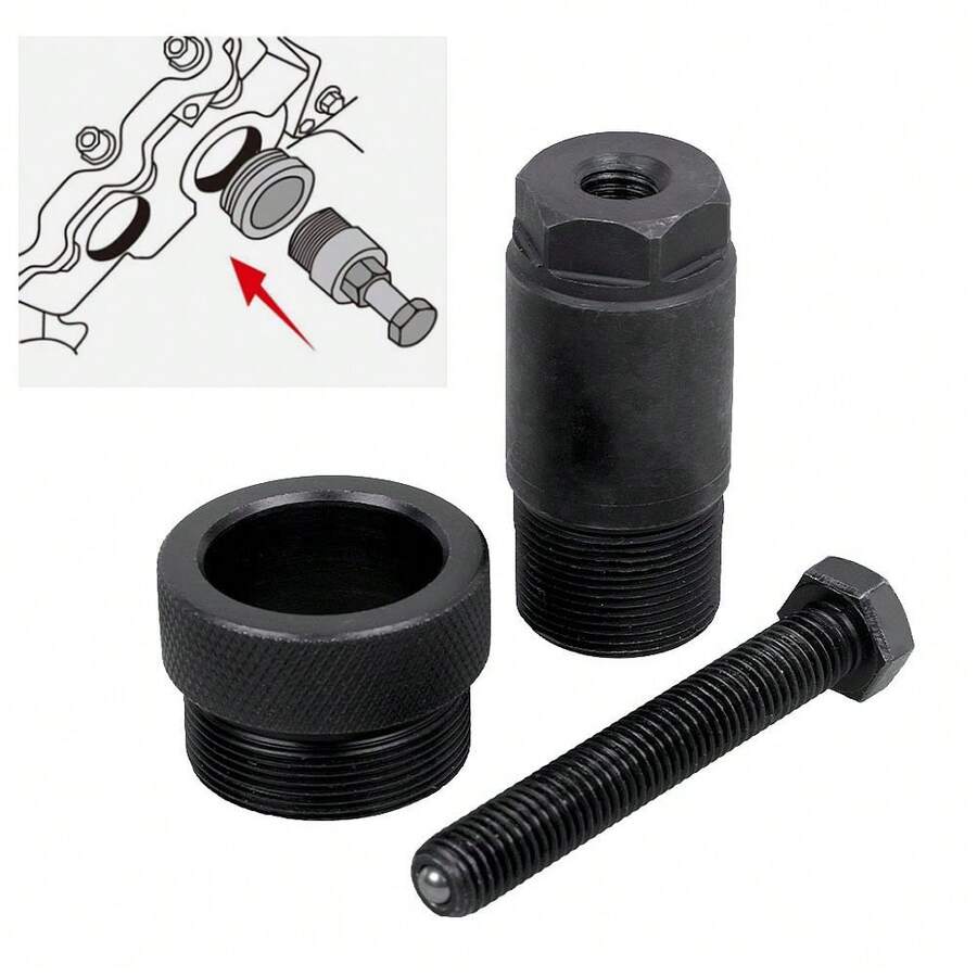 Diesel Engine Injection Fuel Pump Puller Tool Set For BMW M47 M57 - Black - View 1