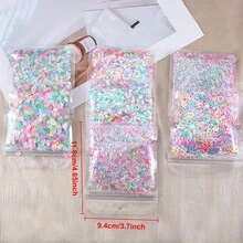 20G Dreamy Candy Color Five-Pointed Star/Heart/Snowflake/Rabbit Shaped Sequins For DIY Drip Glue Resin Filling Material, DIY Sequin Decoration, Jewelry Making Parts - Multicolor - View 2