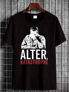 Men T-Shirts - 黑色 - 查看 1