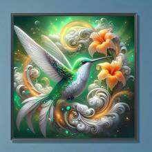 1pc - DIY Handmade 5D Diamond Painting Kit, Suitable For Adults And Beginners, Craft Supplies, Applicable For Living Room, Bedroom, Office, Wall Decor Art. - round diamond - View 4