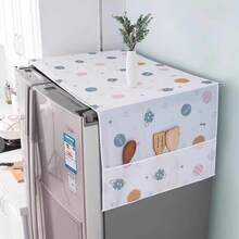 Refrigerator Dust Cover - Double Opening - 1 Piece (Packaged In A Bag); - Refrigerator Dust Cover - Double Door - 1 Piece (Bagged); - View 4