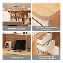 Home Office Desks - Brown - View 6