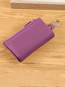 Mini Compact Minimalist Fashionable Practical Portable Key Holder Card Holder Wallet - Multicolor - View 3