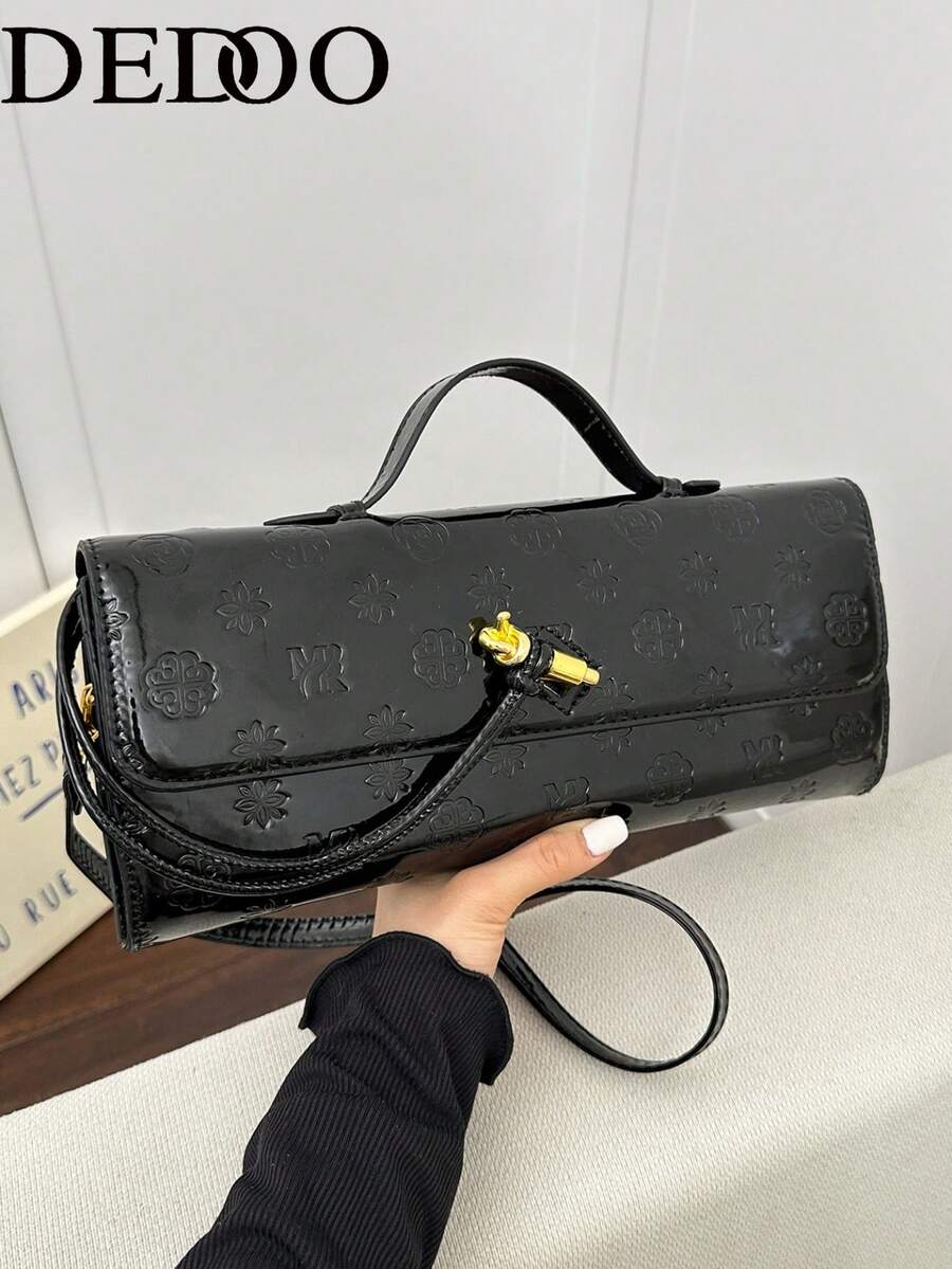 Dedoo 信封式手提包 高端新款歐美時尚 鱷魚壓紋晚宴包 單肩斜跨包