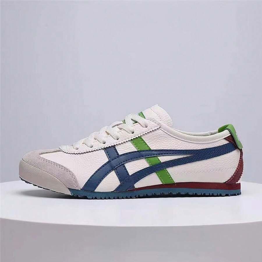 Onitsuka Tiger Women Casual Athletic Shoes - 白藍綠 - 查看 1
