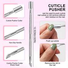 LIMEGIRL Wearable Nail Set 240pcs Transparent Soft Gel Nail Tips, Includes Nail Glue, Nail File, Cuticle Pusher And Cleaning Brush, No UV Lamp Needed, DIY Nail Extension - 6-piece Set - View 6
