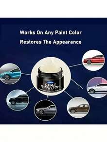 KineShineX Car Paint Scratch Repair Paste, Metal Rim Scuff Repair Paste, Automotive Parts, Essential Tool Kit For Car Maintenance, With A Bonus Cleaning Sponge Included - Multicolor - View 4