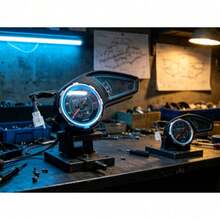 Tablero Velocímetro Completo Italika DM-250 Retroiluminación Azul 2020-2022 Código F04010222 Repuesto Plug & Play - Negro1 - Ver 2
