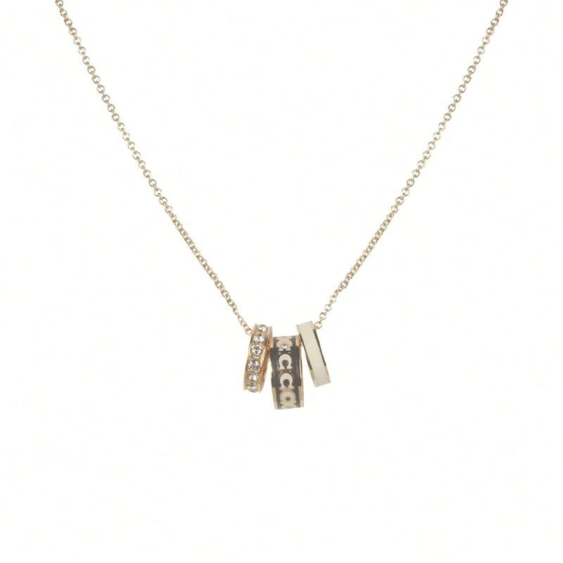 Coach Women's Necklace 408103GLD004 - Gold/Black 408103GLD004 - View 1