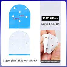 36/72PCS Perforated Wig Tape Strips Waterproof Double-Sided Wig Tape For Lace Wig Blue Adhesive Tape For Wigs & Hair Extension - View 3