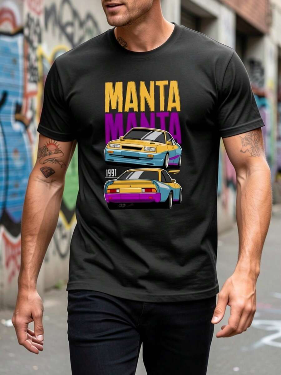 T-Shirts für Herren - Schwarz - Übersicht 1