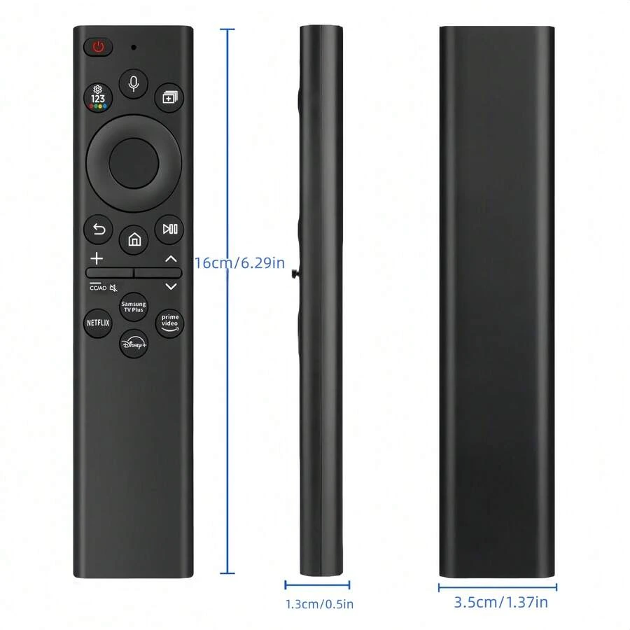 Reemplazo del control remoto de TV S&U, compatible con todos los modelos de TV inteligentes S&U de 2019 a 2025, con función de control de voz - Negro - Ver 1