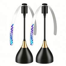 2pcs/4pcs Desktop Fly Swatter, Soft Paddle, Efficient Fly Repellent, Retractable, Foldable, Portable Electric Fly Swatter, Suitable For Picnic And BBQ, Ensure Food Cleanliness (Battery Not Included) - Multicolor - View 8