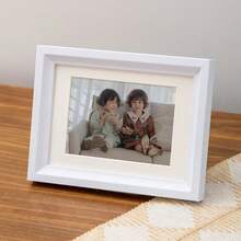 4x6 5x7 Inch Wooden Photo Frame - Natural Wood Desktop Photo Frame Stand, Rustic Style Desktop Photo Display Rack, Suitable For Home Office Decor, Minimalist Design Wooden Photo Holder, Gift For Family And Friends - A - View 2