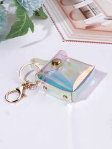 時尚極簡鑰匙圈耳機零錢包吊飾包包飾品配件，錢包掛飾 - 彩色 - 查看 2