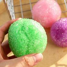 1pc Popular Textured Ball, Voice-Controlled Squeeze Grass Ball, Shapeable Stress Relief Toy - 彩色 - 查看 7