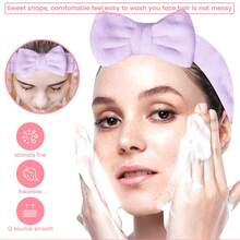 1/45pcs All-In-1 Makeup Tools Set, Soft Gradient Synthetic Brushes (Face Fan, Eye Lash), Purple Beauty Sponges, Triangle Finger Powder Puffs, Plush Hair Accessories, Silicone Cleaning Bowl, Wash Bag For Daily Use & Travel - Purple - View 8