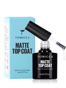 TOMICCA 8ml/1入 透明可撕除底膠，無需UV LED燈照，長效凝膠指甲油，適用於美甲設計DIY沙龍美甲或女性禮物 - 無色 - 查看 11