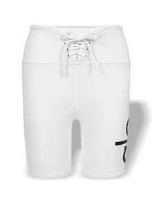 Alo Yoga Socks & Shorts 2 Pieces Set Lightweight Breathable - Yellow+White/black - View 3