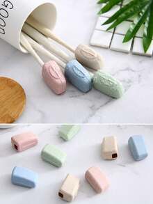1/2pcs Minimalist Solid Color Portable Travel Toothpaste & Toothbrush Storage Box, With Hanging Rope Multifunctional Wash Cup Storage Box, Suitable For Camping, Business Travel, Home Bathroom Daily Use, Compact Toiletries Accessories, Ideal Gift For Back To School And New Year - Multicolor - View 10
