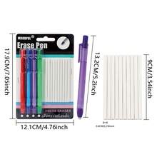 Press Eraser Pen Set, 4PCS Retractable Eraser Pens With 10 Replacement Eraser Refills, Classic & Gradient Color Pencil Eraser Pens For School, Office, Drawing, Sketching, Notes And Stationery Supplies - Multicolor - View 12