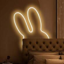 LQHZMYY 1pc LED Neon Light Strip, USB Powered 501 Switch Button Adjustable, Dimmable Light Function, Suitable For Living Room, Bookshelf, Cabinet, Halloween Decoration, Wall Sign - Multicolor - View 4