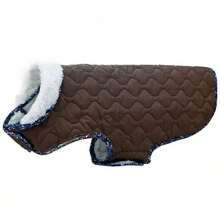 Winter Warm Dog Jacket, Pet Coat For Cold Weather, Dog Outdoor Jacket, Dog Snow Suit, Dog Outdoor Cotton Coat, Suitable For Small, Medium And Large Dogs - Coffee Brown - View 7