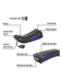 2D Bluetooth Barcode Scanner, VOLTECK, 1D And 2D Code Reading - View 2