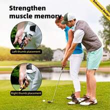 Golf Grip Trainer - For Golf Swing Technique Grip Training, Designed To Strengthen Correct Grip Skills, Improve Swing Skills And Accuracy - Multicolor - View 10