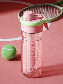 Multifunctional Spray Plastic Water Bottle With Straw, Large Capacity Leakproof Flip Top Sport Tumbler, Portable Transparent Mist Spray Drinking Cup For Gym Camping Hiking Outdoor Daily Use - Multicolor - View 9