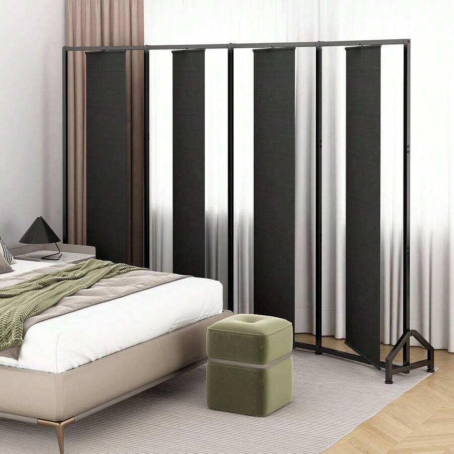 Screens & Room Dividers - Black 1pc - View 1