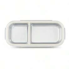 One High-Quality 304 Stainless Steel Leak-Proof 2/3-Compartment Lunch Box, Durable And Easy To Clean, Suitable For School, Office And Travel, Reusable Meal Preparation Box. - Silver - View 13
