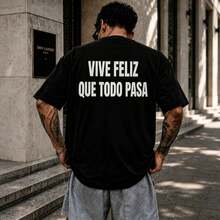 Men T-Shirts - 黑色 - 查看 1