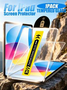 Gorilla Hero 1pc, High Hardness Upgraded Tempered Glass Screen Protector, Compatible With Tablet Series, High Definition High Transparency Optical Grade Design, Fully Restore Original Screen Clarity, Bright And Soft Display, Compatible With IPad Pro 13(M4)2024(13-Inch)/ Air 13-Inch(2024/2025/2026)/ 11 2025(11-Inch)/ Air 11-Inch(2024/2025/S026)/ Mini4/5/6/7/ Pro 11 2018(11-Inch) And Other Series - Clear - View 2