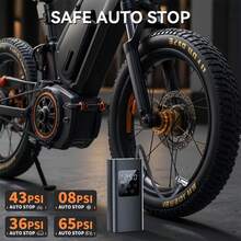 150 PSI 汽車充氣泵，數位式輪胎充氣機，便攜式汽車專用充氣泵，附 LED 燈，120W 功率，戶外旅行必備 - A - 查看 7