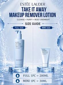 Estée Lauder 雅詩蘭黛 Pure Cleansing 卸妝液 30ml 試用裝/200ml 正裝，強效清潔，輕鬆卸除所有彩妝（含防水彩妝），舒緩肌膚，適合所有膚質 - 雅詩蘭黛淺藍卸妝乳 - 查看 4