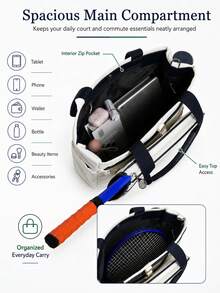 XINGNAN New Large Capacity Tennis Racket Bag, Sports Badminton Outdoor Racket Storage Single Backpack Handbag - Multicolor - View 10