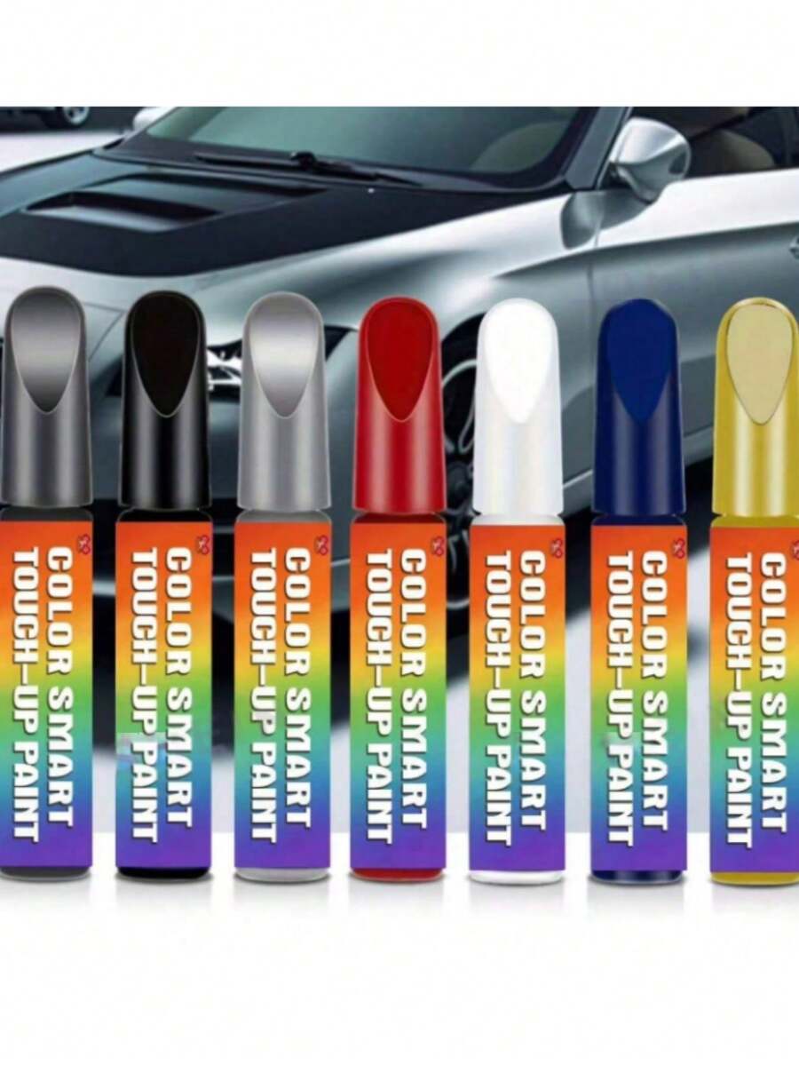 Pena Perbaikan Cat Mobil Warna Putih Hitam Abu-abu Perak Merah Emas Biru (Model Baru dan Lama Dikirim Secara Acak) - beraneka warna - View 1