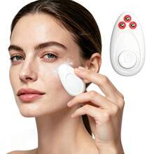 Hailicare Eye Vibration Massager, Ice Cooling Roller Electric Eye Beauty Device, Mini Electric Eye Beauty Instrument, Facial Lifting And Shaping Tool, Relieve Eye Fatigue, Fade Fine Lines, Promote Eye Essence Absorption, Portable Gift - White - View 1