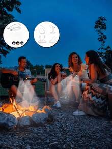 Neck-Worn/Wearable Light, Equipped With 360-Degree Rotatable LED Reading Light And Three-Level Adjustable Brightness. Suitable For Bedside Table, Office And Home Environment. Can Be Used As Bedside Lamp Or Desk Lamp; Modern Design; Durable Material - A - View 9