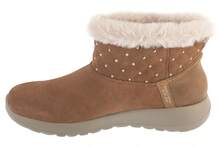 Skechers Slip-Ins: On-The-Go Joy - Cozy Shimmer - Brown Womens Winter Shoes - Brown - View 2
