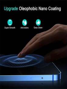 5 Pcs Anti-Privacy Tempered Glass Screen Protector Compatible With Iphone 18 Pro Max 11 12 13 14 15 17 16 Pro Max 17 Air 17e 13 12 16e 16 15 14 Plus Full Cover Protective Glass On Compatible With Iphone 17 16 Pro Max 15 Pro Max 14 Pro Max Glass Film - Clear - View 6