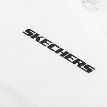 Skechers Men's Breathable Printed Crew Neck Casual Short Sleeve T-Shirt - White - View 7