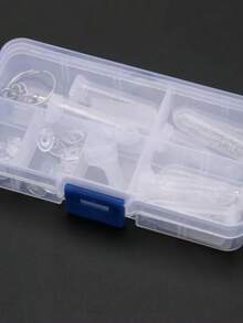 Eyeglasses Repair Kit, Glasses Nose Pads Screws Nuts Screwdriver Tools Set, Portable Household Eyewear Maintenance Accessory Box - Multicolor - View 4